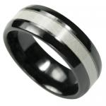 Black & White Ceramic Ring